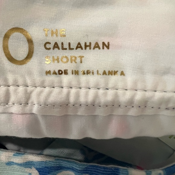 Lilly Pulitzer  print Bay Blue Into the Deep Callahan Shorts Size 0 - Picture 10 of 13